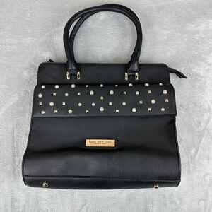 Andrew Marc New York Black Leather Women's Purse